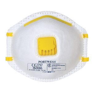 P101WHR | Masque poussières à valve FFP1