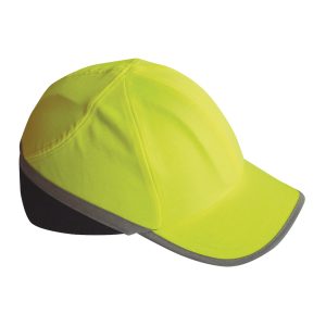 PW79YER | Casquette anti-heurt visière longue jaune
